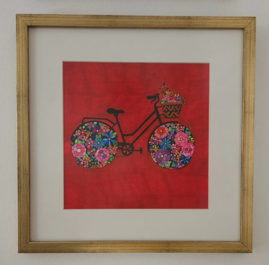 BICICLETA CON FLORES